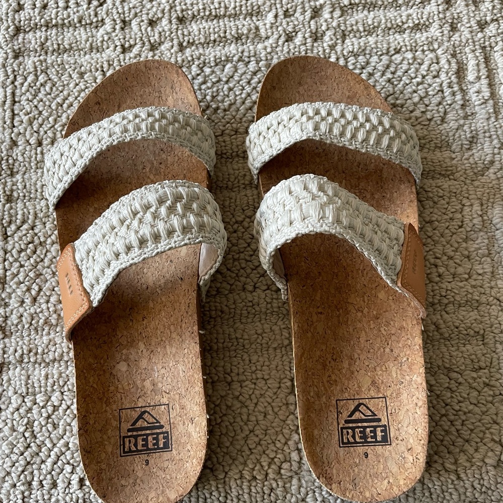 Reef sandals, size 9, worn once